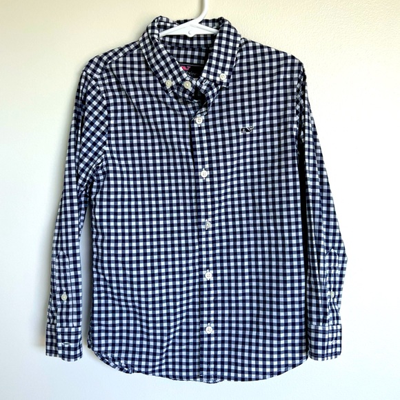 Vineyard Vines Other - Vineyard Vines 🐳 | Blue and White Gingham Button Down